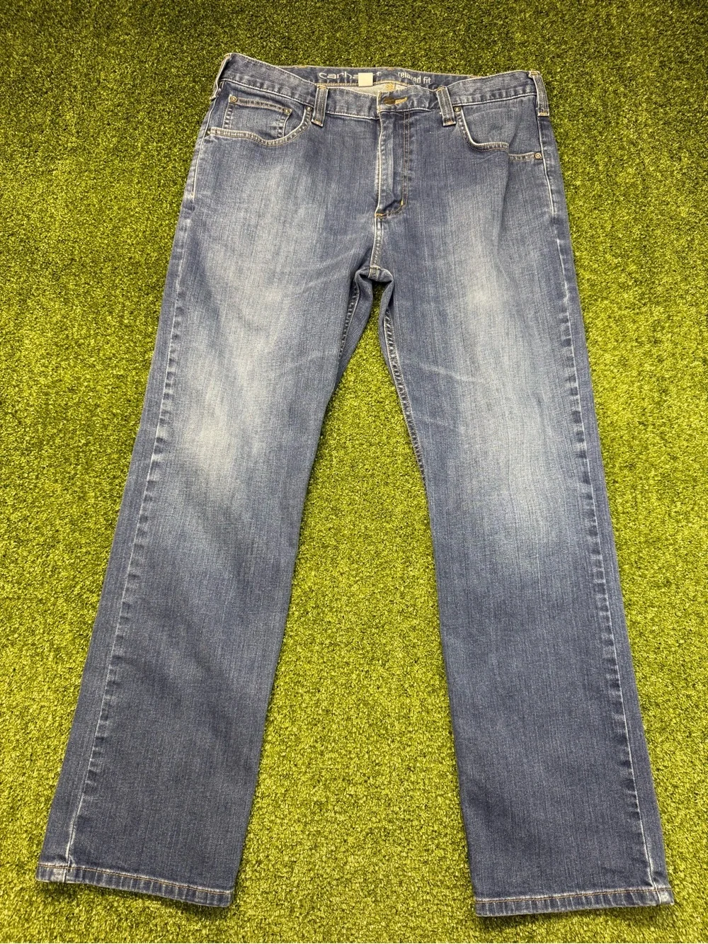 Carhartt 102804 Mens Relaxed Straight Rugged Flex Jean Workwear 36x30
